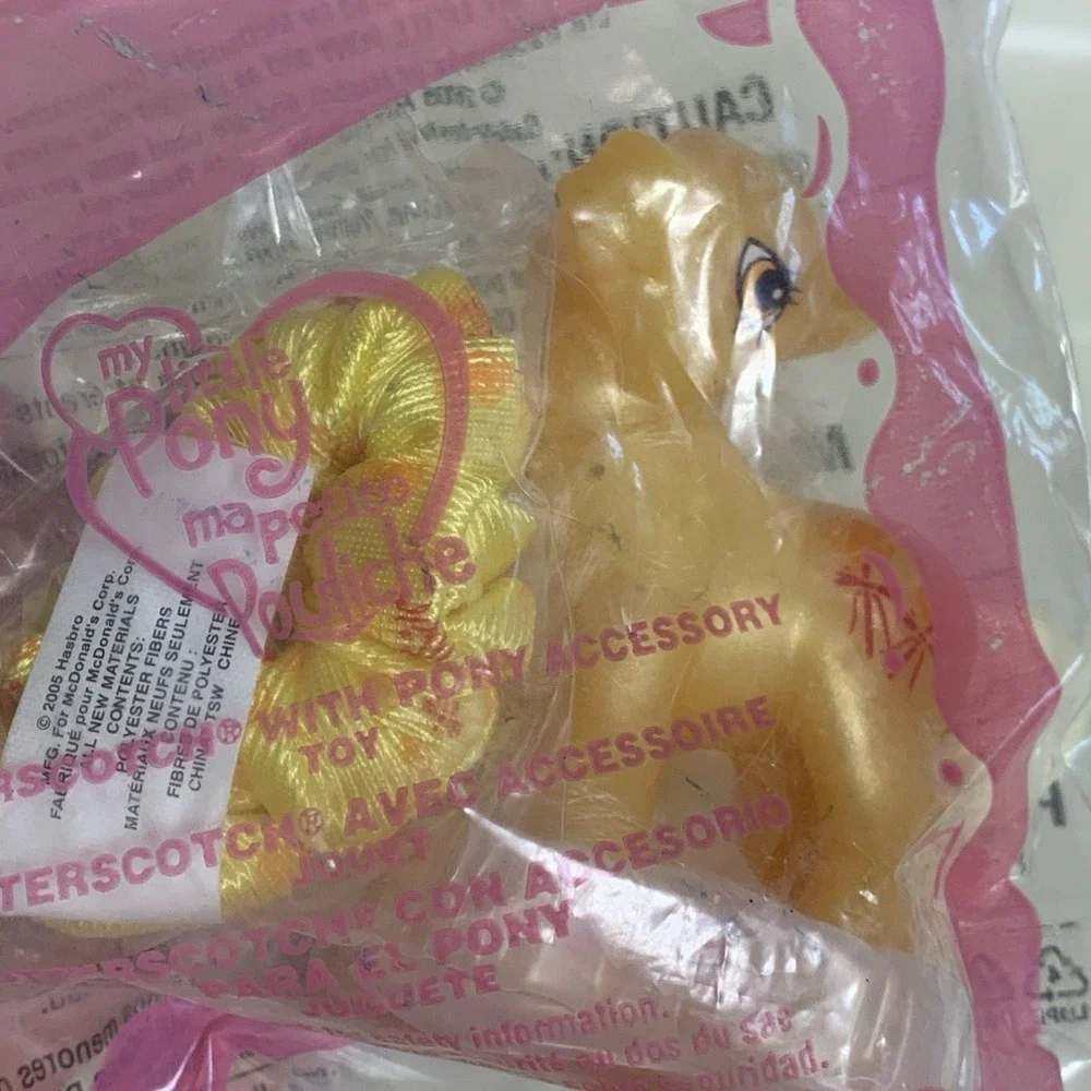 NEW 2005 McDonalds Happy Meal Toy My Little Pony Butterscotch #4 - SEALED